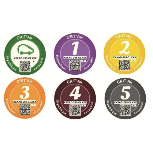 Umweltplakette Frankreich